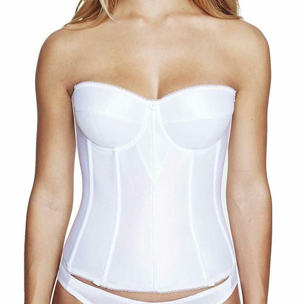 NWT Dominique Juliette Strapless Longline Corset Bra 36C Women's Bridal NWT